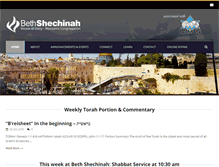 Tablet Screenshot of bethshechinah.com